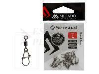 Mikado Round Snap con girella Taglia XL - Nickel