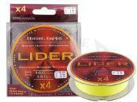 Trecciato Fishing Empire Lider X4 150m fluo yellow - 0.14mm
