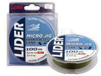 Trecciato Fishing Empire Lider Micro Jig X4 100m green - 0.08mm