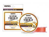 Varivas Super Trout Advance Double Cross PE X8 Hi-Vis Orange
