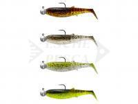 Esche Siliconiche Savage Gear Cannibal Shad Mix 10cm 9G+10G #3/0 | 4+4PCS - Clear Water Mix: Holo Baitfish, Motor Oil UV, Ice Minnow, Chartreuse Pumpkin