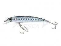 Hard Lure Yo-zuri Pins Minnow Sinking 50S | 5cm 2.5g - Silver Black (F1164-BL)
