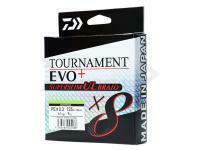 Trecciato Daiwa Tournament X8 Braid EVO+ SUPERSLIM UL Chartreuse 135m - PE#0.5