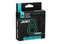 Mikado Just 8 Feeder Trecciato 300m 0.14mm - Brown